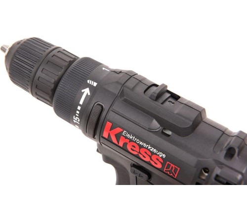 Дрель-шуруповерт Kress KU201.2 с 2-мя АКБ, сумка