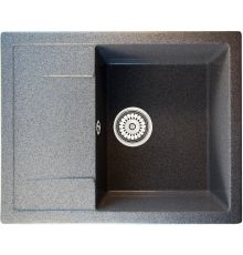 Кухонная мойка Berge BR-6502 графит матовый