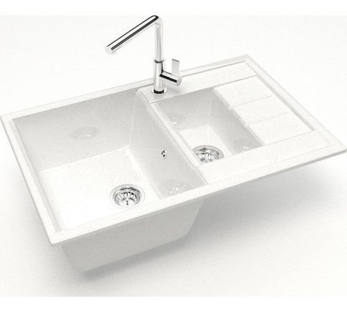 Кухонная мойка MARRBAXX Карельский камень модель 210/G31 белый