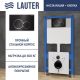 Инсталляция для унитаза Lauter 21901001 с кнопкой 219704E черный