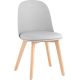 Стул Stool Group Fog с подушкой SL-7022DM светло-серый, деревянные ножки