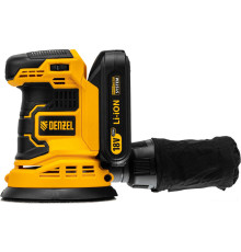 Эксцентриковая шлифмашина Denzel COS-125 с 1-им АКБ