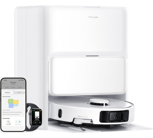 Робот-пылесос Trouver Robot Vacuum P50 Ultra RLP23SE евровилка, белый