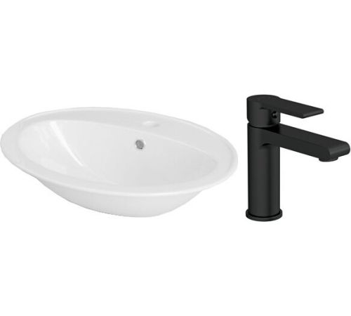 Умывальник Cersanit Calla 54 S-UM-Cl/1-w + 63107