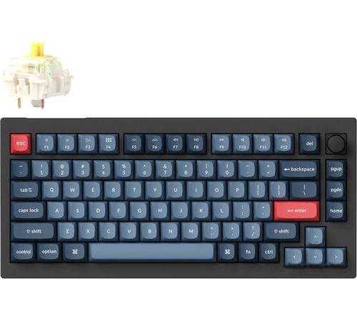 Клавиатура Keychron V1 Max RGB V1M-D4-RU Gateron Jupiter Banana