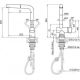 Смеситель Paulmark Dosse Do214418-418 черный металлик