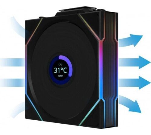 Комплект вентиляторов для корпуса с контроллером Lian Li Uni Fan TL 120 Wireless 12TLLCD1W3B G99.12TLLCD1W3B.R0