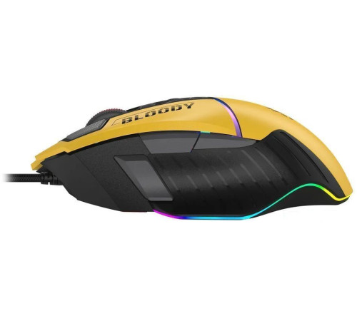 Игровая мышь A4Tech Bloody W95 Max Sports желтый