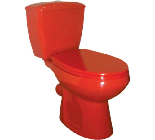 Унитаз Оскольская керамика Элисса красный