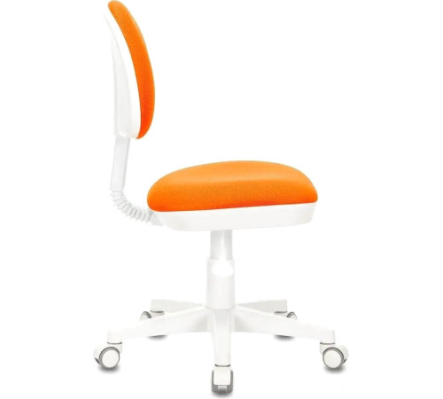 Компьютерное кресло Бюрократ KD-3 оранжевый TW-96-1/белый