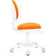 Компьютерное кресло Бюрократ KD-3 оранжевый TW-96-1/белый