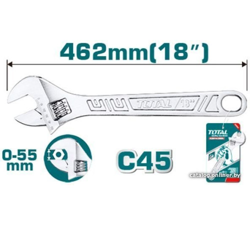 Ключ разводной Total THT1010183