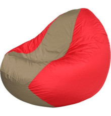 Кресло-мешок Flagman Classic К2.1-149 красный/бежевый темный
