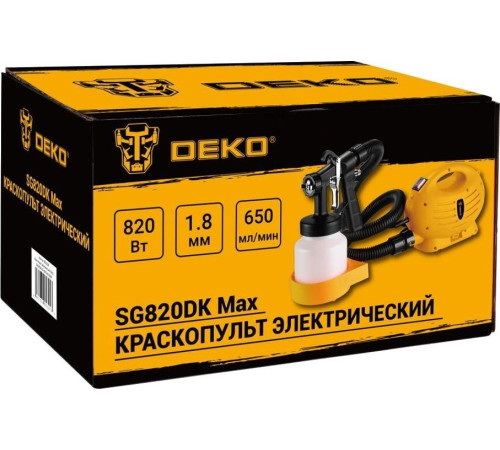 Краскораспылитель Deko SG820DK Max 083-1128