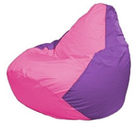 Кресло-мешок Flagman Груша Мини L Г0.1-194 розовый/сиреневый