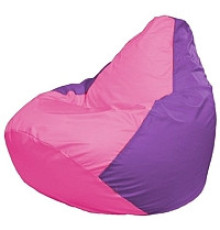 Кресло-мешок Flagman Груша Мини L Г0.1-194 розовый/сиреневый