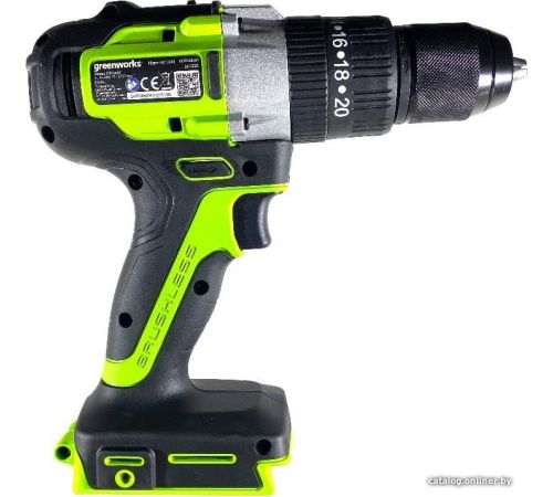 Ударная дрель-шуруповерт Greenworks GD24DD60K2 3704107UA с 1-им АКБ