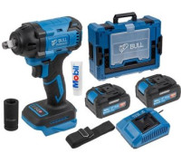 Гайковерт Bull SC 1804 с 2-мя АКБ, кейс