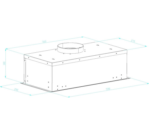 Кухонная вытяжка Schtoff DNS light 60 Black черный