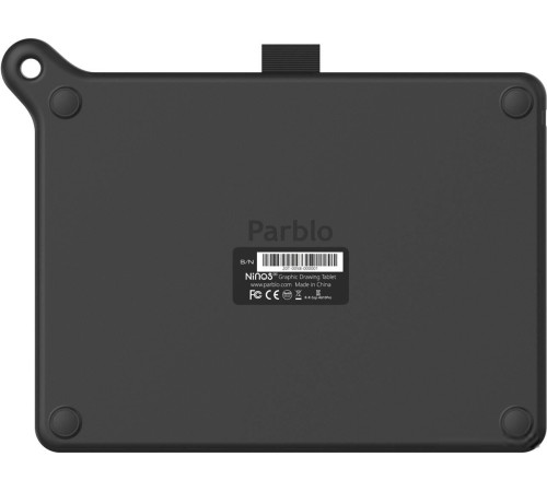 Графический планшет Parblo Ninos M черный