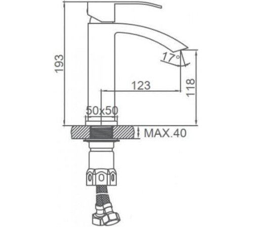 Смеситель Ledeme L71017