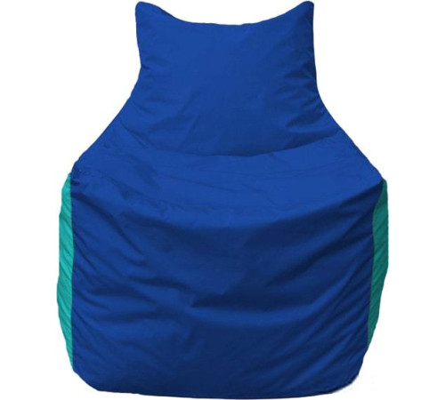 Кресло-мешок Flagman Фокс Ф2.1-124 синий/бирюзовый