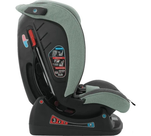 Детское автокресло Indigo Reflex AY913 зеленый/серый