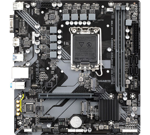 Материнская плата Gigabyte B760M H DDR4 rev. 1.0