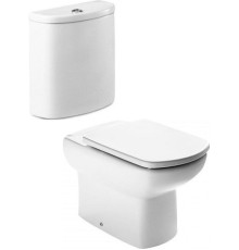 Унитаз напольный Roca Dama Senso Compacto 7342518000+734151B000+ZRU9000040