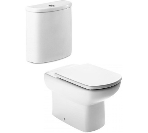 Унитаз напольный Roca Dama Senso Compacto 7342518000+734151B000+ZRU9000040