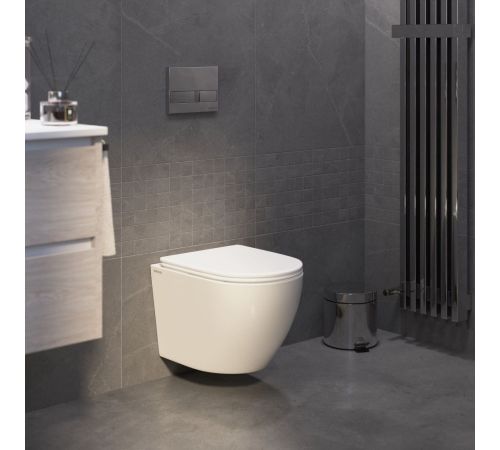 Унитаз подвесной Berges Wasserhaus OKUS с сиденьем Slim SO микролифт