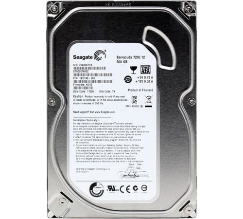 Жесткий диск Seagate Barracuda 7200.12 500GB ST500DM002 восстановленный производителем