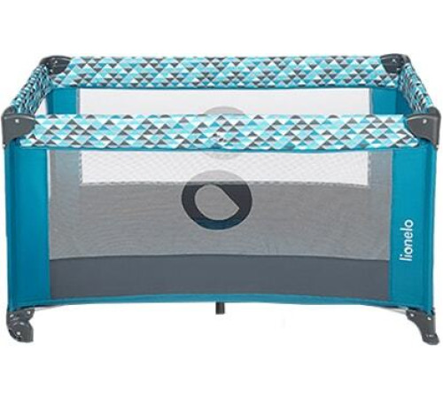 Игровой манеж Lionelo Stefi зеленый/бирюзовый