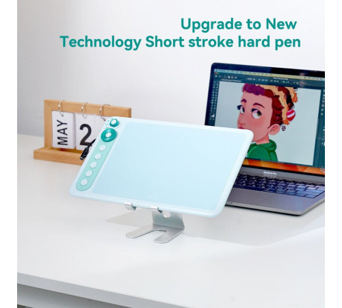 Графический планшет Parblo Intangbo X7 розовый