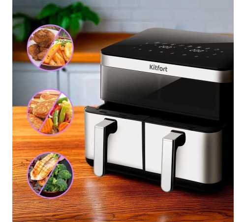 Аэрогриль аэрофритюрница Kitfort KT-8110