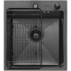 Кухонная мойка ARFEKA ECO AR мойка 450*500, коландер F, дозатор BLACK DECOR MILLET