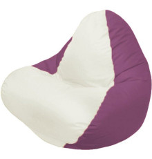 Кресло-мешок Flagman Relax Г4.1-002 бордовый/белый