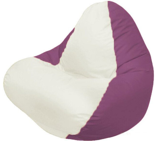 Кресло-мешок Flagman Relax Г4.1-002 бордовый/белый