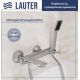 Смеситель Lauter Velvet 21СК6696С с лейкой Serene 21S00103