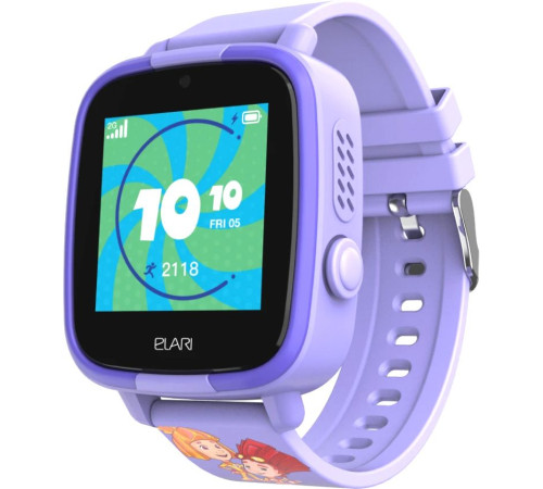 Детские умные часы Elari FixiTime Fun сиреневый
