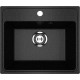 Кухонная мойка Mixline ML-GMU03 556720 черный камень