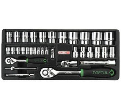 Набор торцевых головок  Toptul GCAT3402 34 предмета