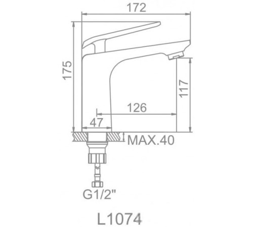 Смеситель Ledeme L1074