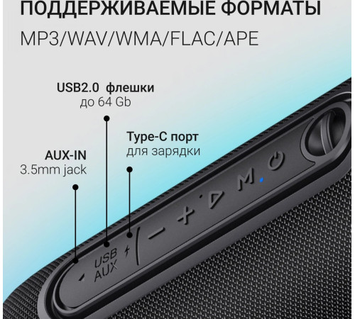 Беспроводная колонка Digma D-PS1524