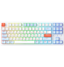 Клавиатура Dareu A87X Dareu Blue Sky V3, белый/синий