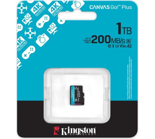 Карта памяти Kingston Canvas Go! microSDXC 1TB SDCG4/1TBSP