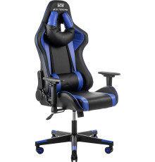 Игровое геймерское кресло Mio Tesoro Winner 8051 черный/синий