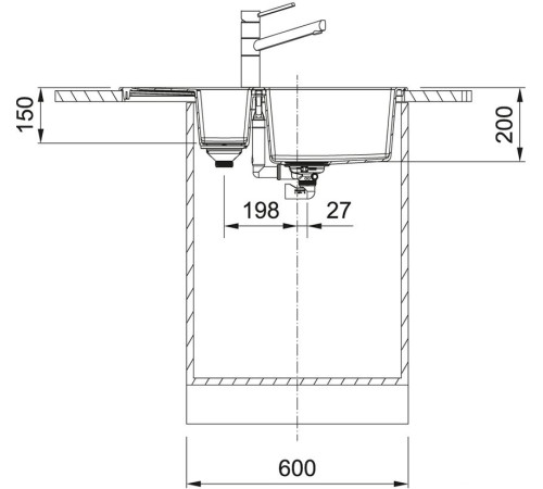 Кухонная мойка Franke Sirius 2.0 S2D 651-78 Tectonite 143.0628.385 белый