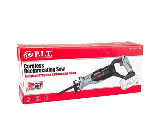 Сабельная пила P.I.T. PSA20H-115A без АКБ