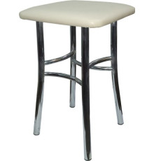 Табурет ВВР Квадрат экокожа ваниль